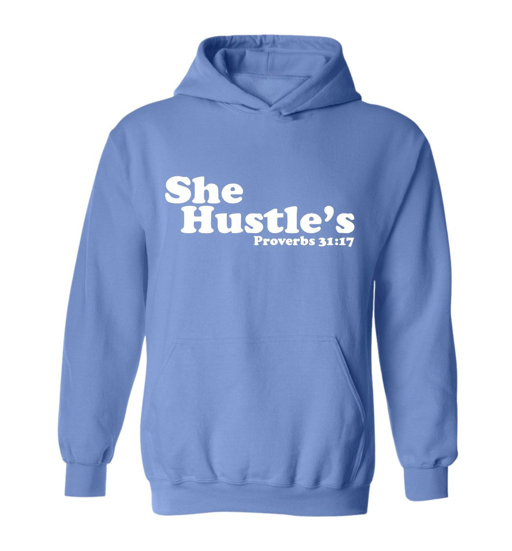 She Hustles Hooded Sweatshirt